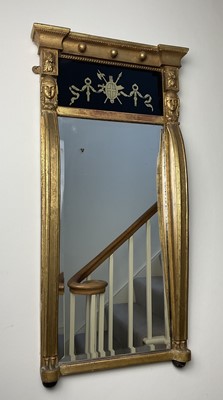 Lot 26 - Early Nineteenth Century Gilt Wood & Gesso Pier Mirror