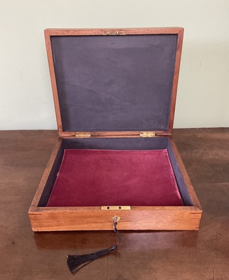 Lot 27 - Walnut Veneered Boxes