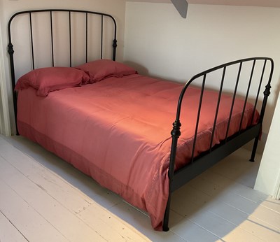 Lot 393 - Modern Victorian Style Metal Bed Frame