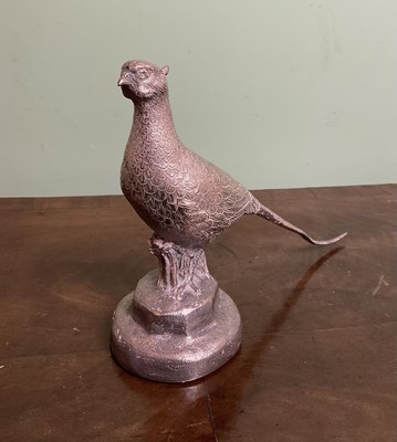 Lot 262 - Silver Plated Pheasant