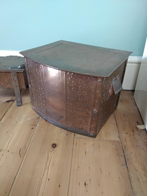 Lot 34 - Copper coal box
