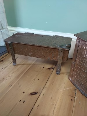 Lot 34 - Copper coal box