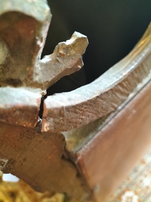 Lot 41 - Carved giltwood pier mirror