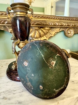 Lot 42 - Fine ormolu candlesticks