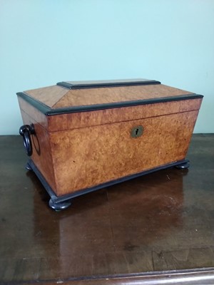 Lot 52 - An exceptional Regency tea caddy