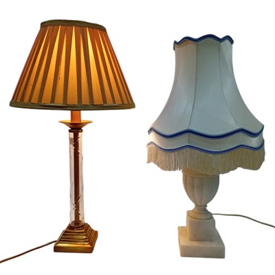 Lot 39 - A Marks & Spencer glass and bronze finish...