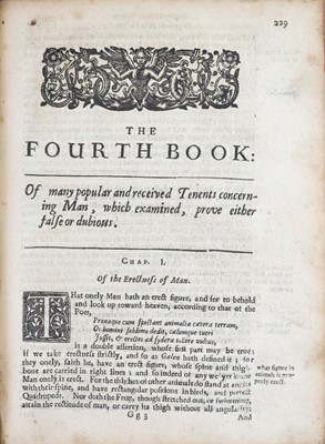 Lot 9 - Sir Thomas Browne (1605-1682)