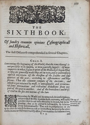 Lot 9 - Sir Thomas Browne (1605-1682)