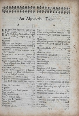 Lot 9 - Sir Thomas Browne (1605-1682)