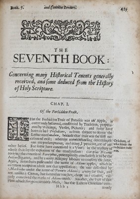 Lot 9 - Sir Thomas Browne (1605-1682)