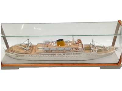 Lot 22 - A Scratch-built model of the P.S. Aureol. It...