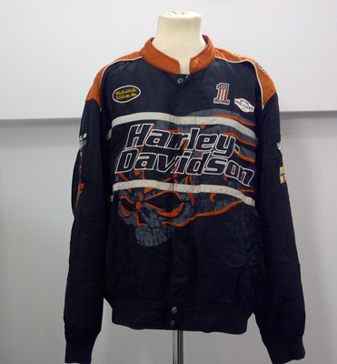 Lot 5 - A Genuine Harley-Davidson Racing Jacket, the...