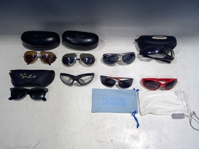 Lot 15 - A Collection of Sunglasses, Ray-Ban, Extreme,...