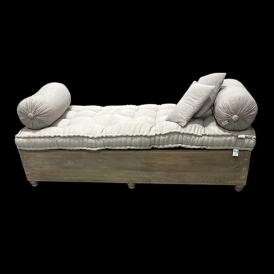 Lot 7 - A Loaf Wooden Day Bed with Incorporated...