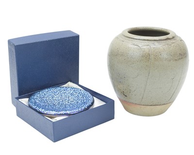 Lot 732 - An art glass dish by Charles Victor Ramsey.