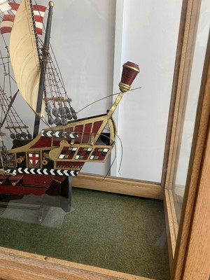 Lot 31 - A model of The Golden Hind, Sir Francis...