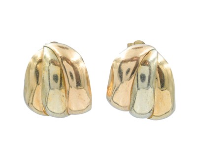 Lot 65 - Eight pairs of 9k stud earrings.