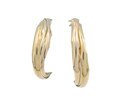 Lot 65 - Eight pairs of 9k stud earrings.