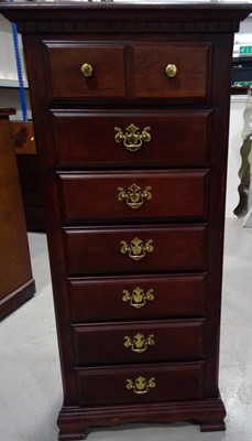 Lot 14 - A reproduction Tallboy / Lingerie Chest. The...