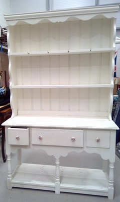 Lot 16 - A Painted Wooden Dresser. The Dresser is 197cm...