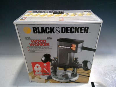 Lot 42 - A Black & Decker BD66 Plunge Router. The...