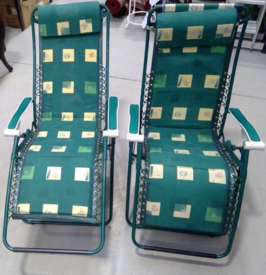 Lot 35 - Two Lafuma Garden Recliners.