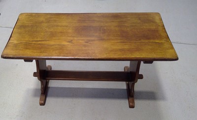 Lot 81 - A Refectory Style, Oak Coffee Table. The Table...
