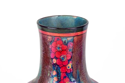 Lot 714 - A Royal Doulton Flambe Sung large vase.