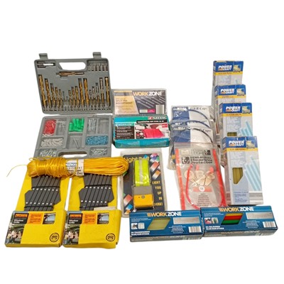 Lot 99 - Hardware and DIY supplies, including Glue Gun...