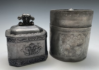 lead tobacco box Amsterdam Pipe Museum Measures 4 x 2 x 5/8 1790 English Tobacco Box Copper