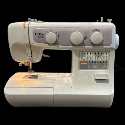 Lot 142 - A Brother PX-110 sewing machine this seemes to...