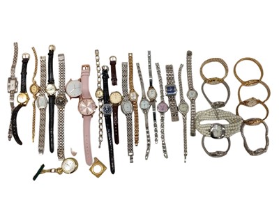 Lot 145 - A collection of ladies' watches, various makes...