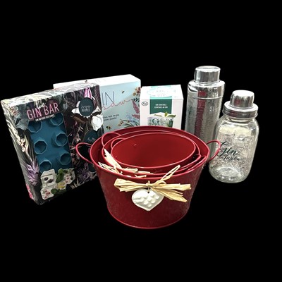 Lot 154 - A selection of Gin-related items, all new and...
