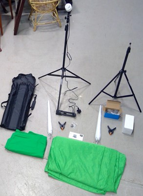 Lot 164 - An Emart Photo Studio Double Speedlight Flash...