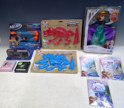 Lot 170 - A Nerf Gun and Goggles, a Frozen Doll and...