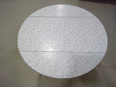 Lot 179 - A Mid-century Formica Top, Drop-leaf Table....