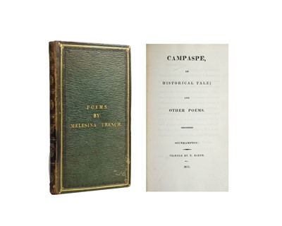 Lot (Early Irish Female Poetry and Authors presentation copy with marginalia) Melesina Trench