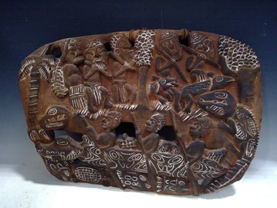 Lot 193 - A Tribal Wooden Carving. The piece is 63cm by...