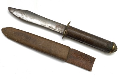 Lot 362 - A European knife and sheath, possibly for...