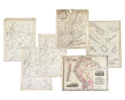 Lot 165 - A large collection of maps and plates