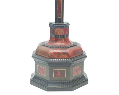 Lot 25 - A Flemish tortoise shell and ebony crucifix.
