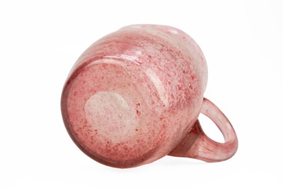 Lot 645 - A Scottish ruby coloured bubble glass lemonade jug.