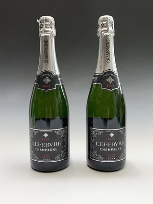 Lot 182 - Two bottles Lefebvre Cuvee Reserve Brut...