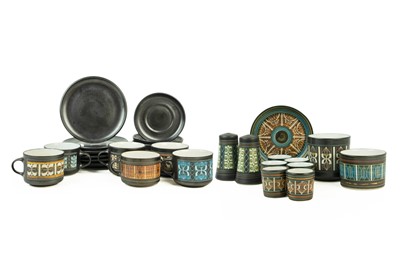 Lot 369 - A mid-century part Ambleside pottery breakfast set