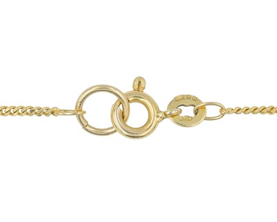 Lot 71 - A 9k amethyst and cultured pearl set pendant necklace by Cropp & Farr.