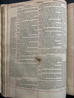 Lot 12 - [Geneva or Breeches Bible in English] Christopher Barker Publisher, 1599