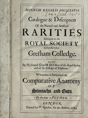 Lot 45 - Nehemiah Grew