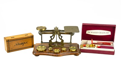 Lot 121 - A late Victorian beech stamp box.