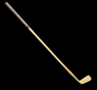 Lot 50 - A hickory-shafted putting iron by James Braid.