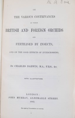 Lot 55 - (First Edition) Charles Darwin